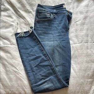 Abercrombie & Fitch Blue Ankle Cropped Jeans